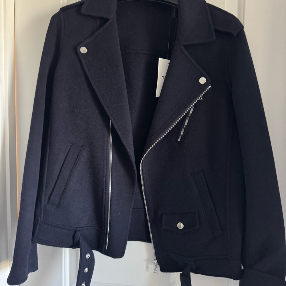 Theory Dark wool and cashmere jacket